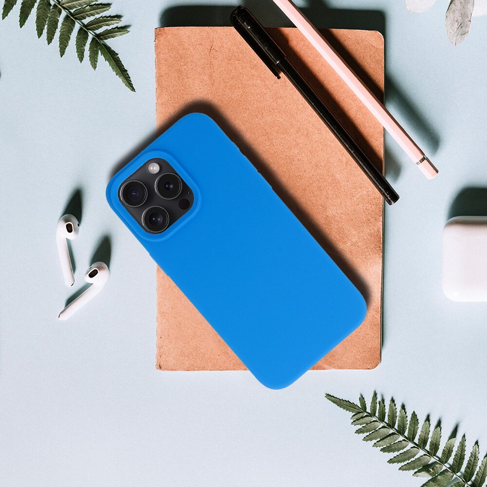 iPhone 16 blue SILICONE LITE nugarėlė 5