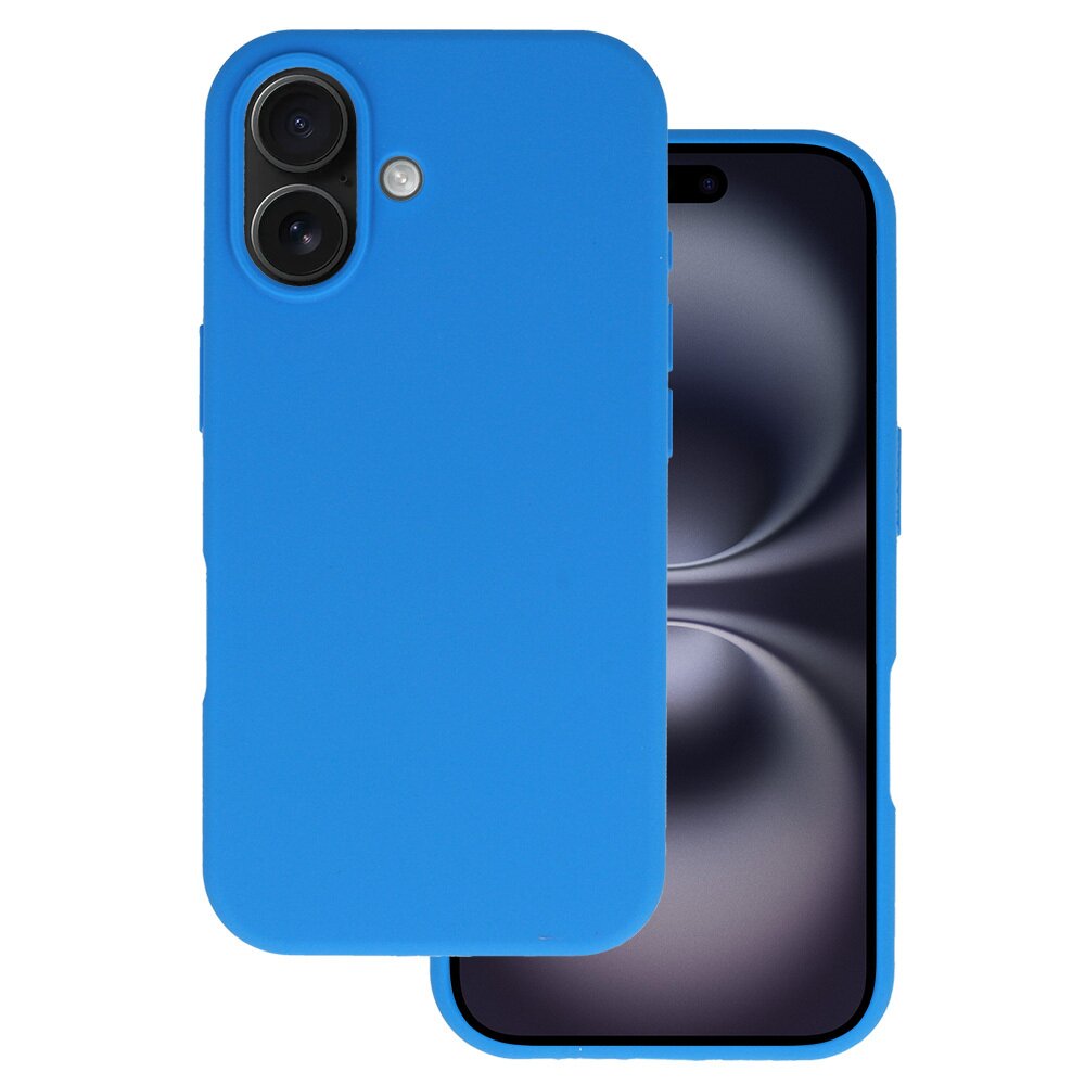 iPhone 16 blue SILICONE LITE nugarėlė