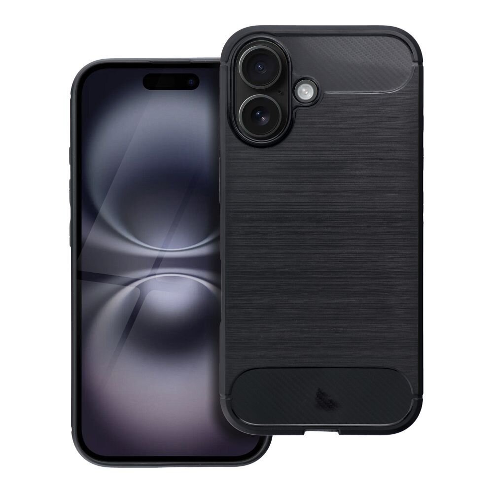 iPhone 16 juoda LYGCARBON nugarėlė