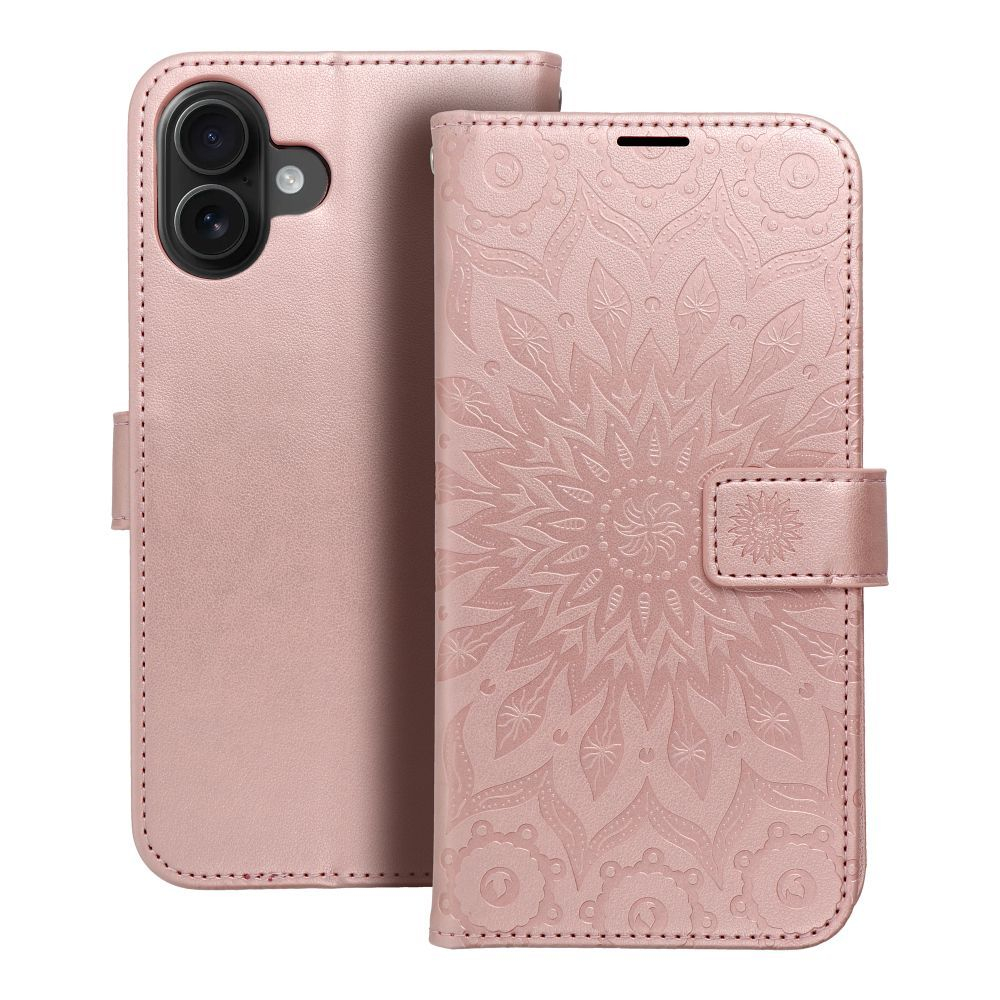 iPhone 16 PLUS MEZZO rose gold Mandala dėklas