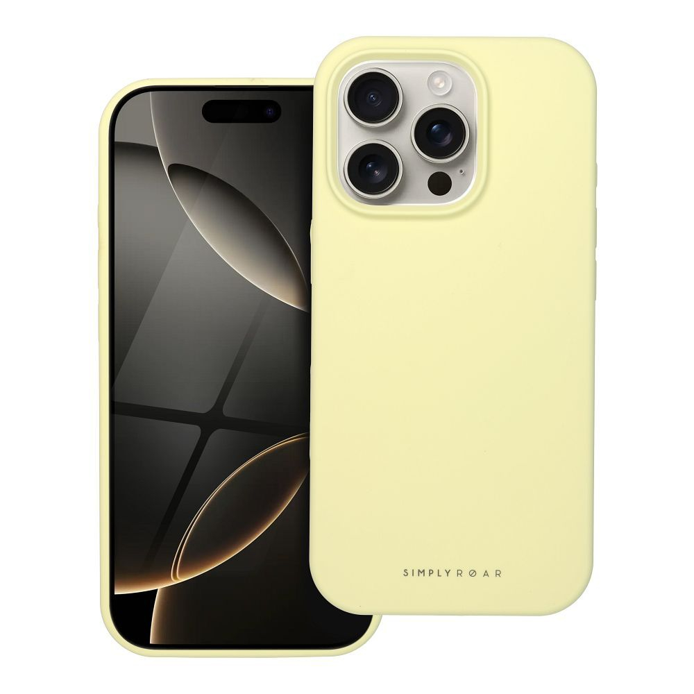 iPhone 16 PRO light yellow ROAR CLOUDSKIN nugarėlė