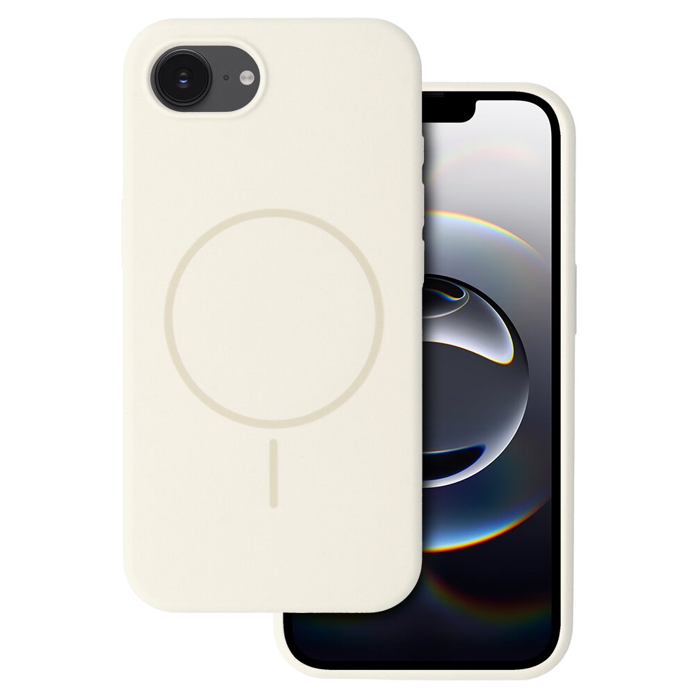 iPhone 16e stone SLIM SILICONE MagSafe nugarėlė