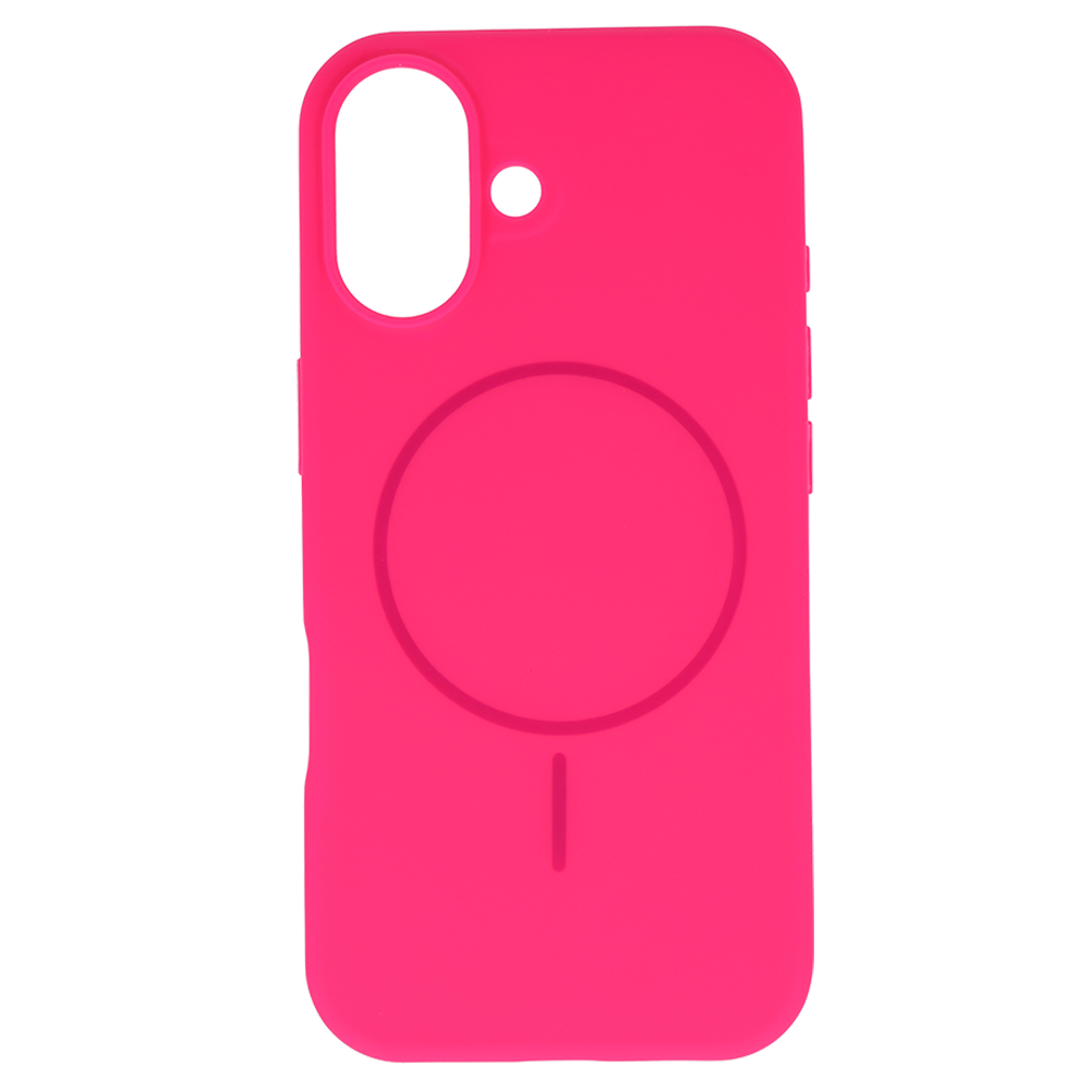 iPhone 17 pink SLIM SILICONE MagSafe nugarėlė 1