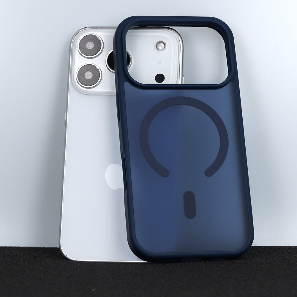 iPhone 17 PRO dark blue AURA MATTE Magnetic nugarėlė 4