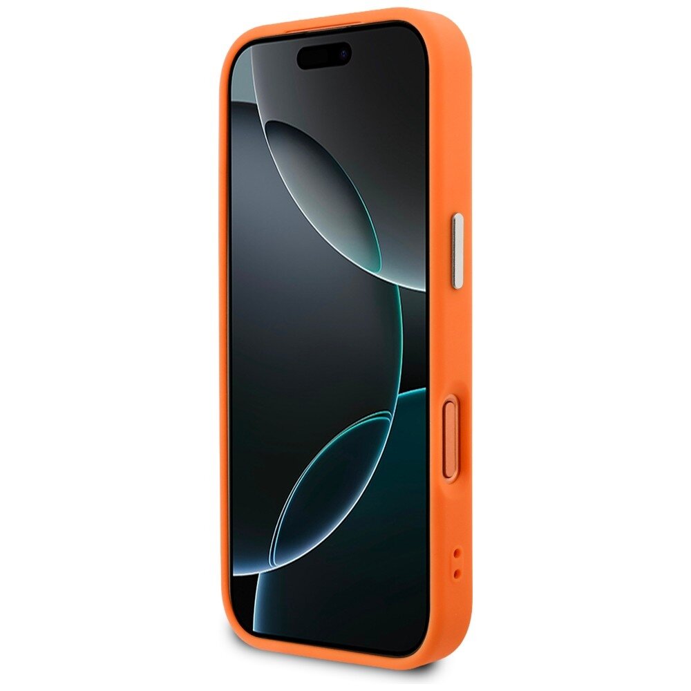 iPhone 17 PRO orange MagSafe PU Karl RSG Logo KARL LAGERFELD nugarėlė 4