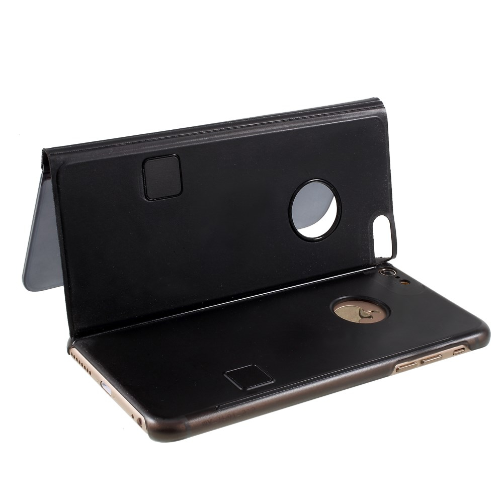 iPhone 6+/6S+ juodas VIEW WINDOW dėklas 6