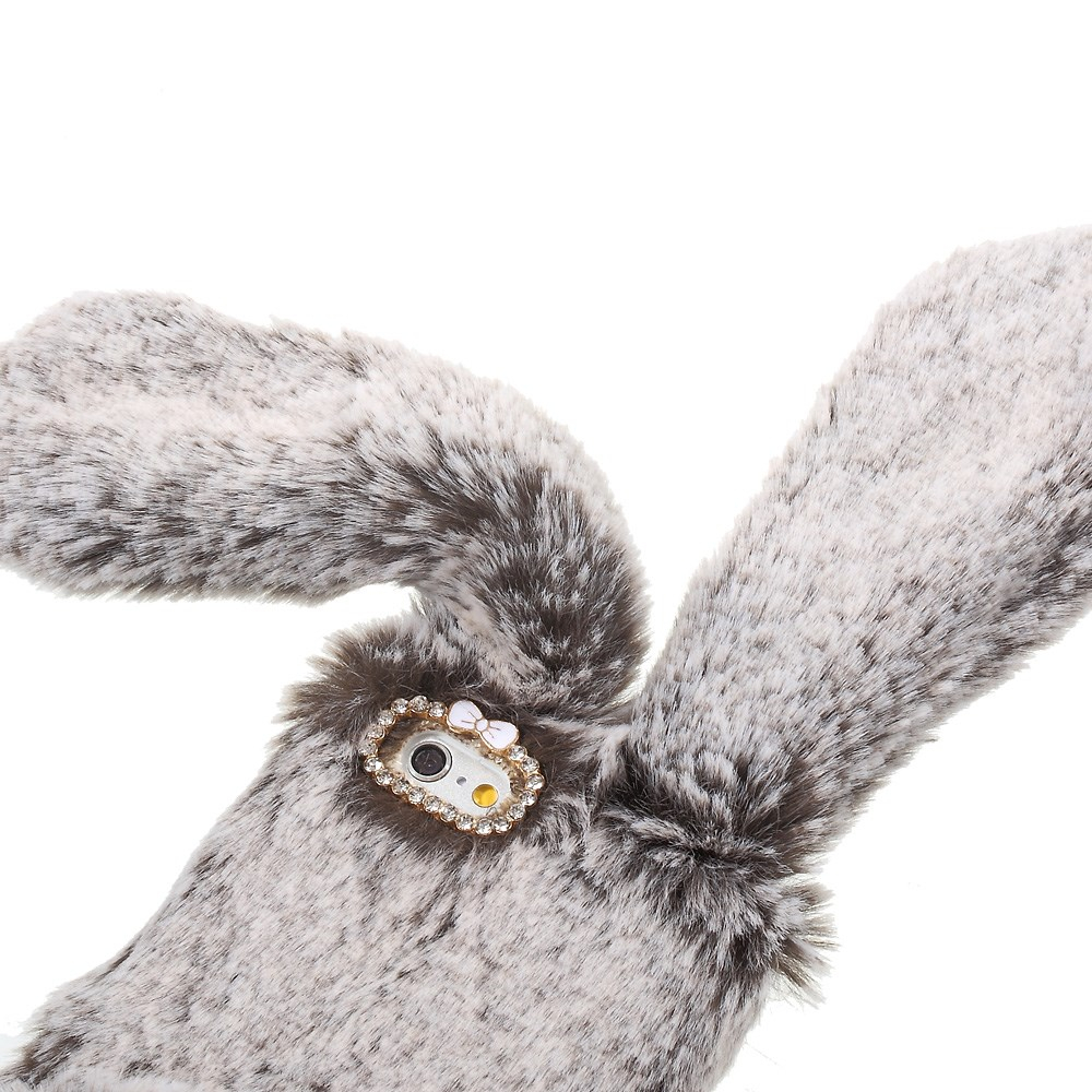 iPhone 6+/6S+ ruda nugarėlė Fluffy Rabbit 11