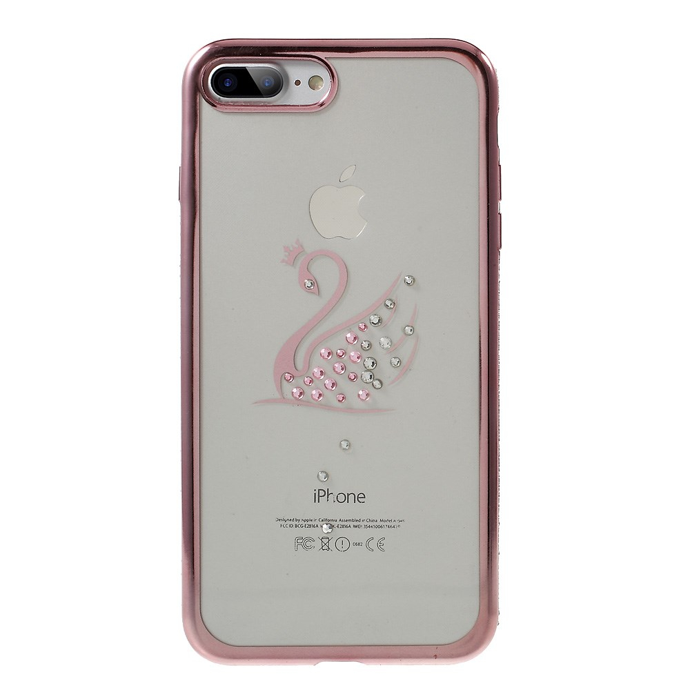 iPhone 7+/8+ rausva Perfect nugarėlė Gulbė