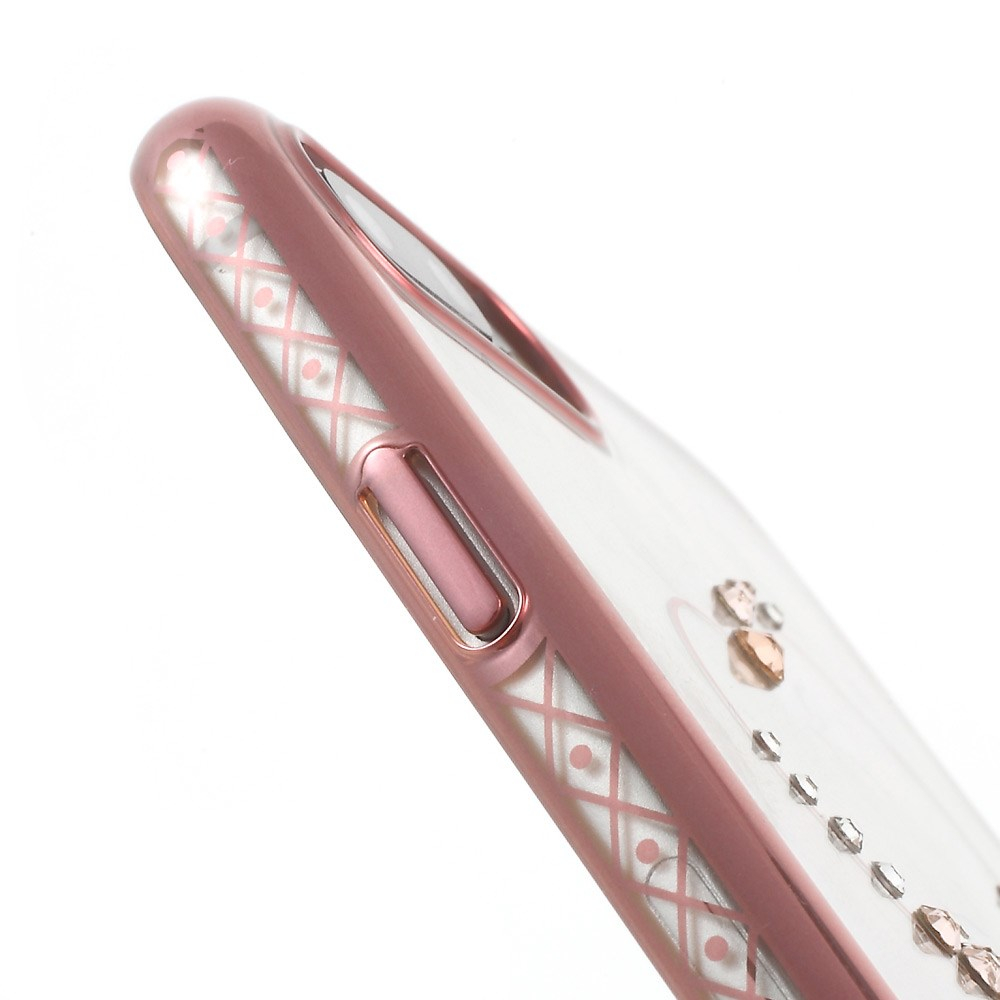 iPhone 7+/8+ rose Heart nugarėlė su Swarovski 8