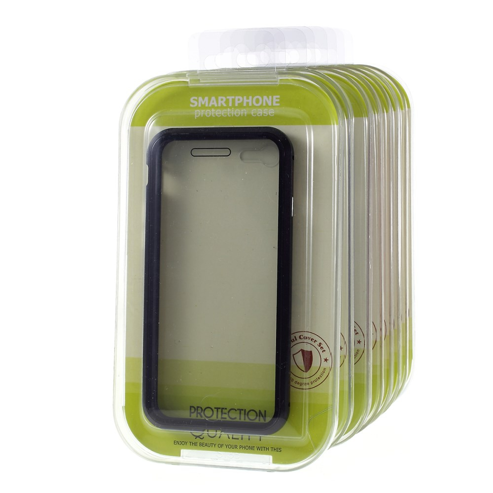 iPhone 7/8/SE 2020 juoda MAGNETIC 360 glass nugarėlė 3