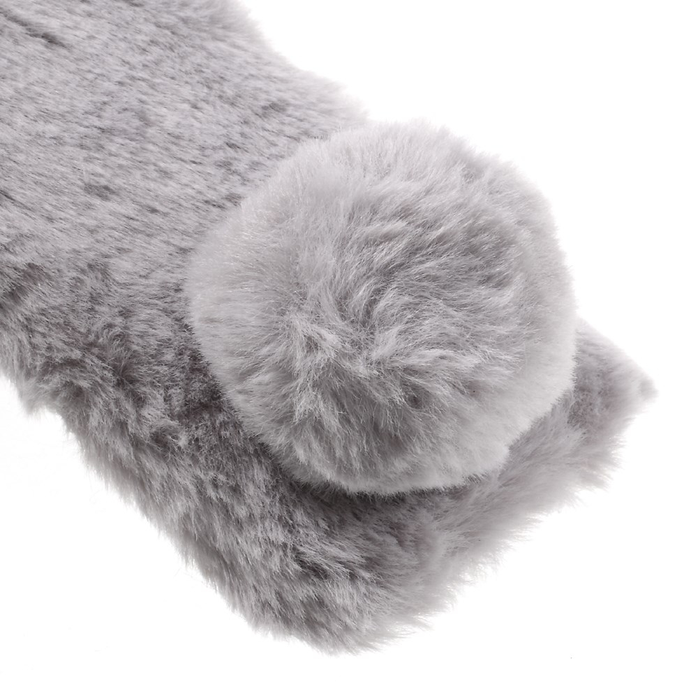 iPhone 7/8/SE 2020/SE 2022 šviesiai pilka nugarėlė Fluffy Rabbit 3