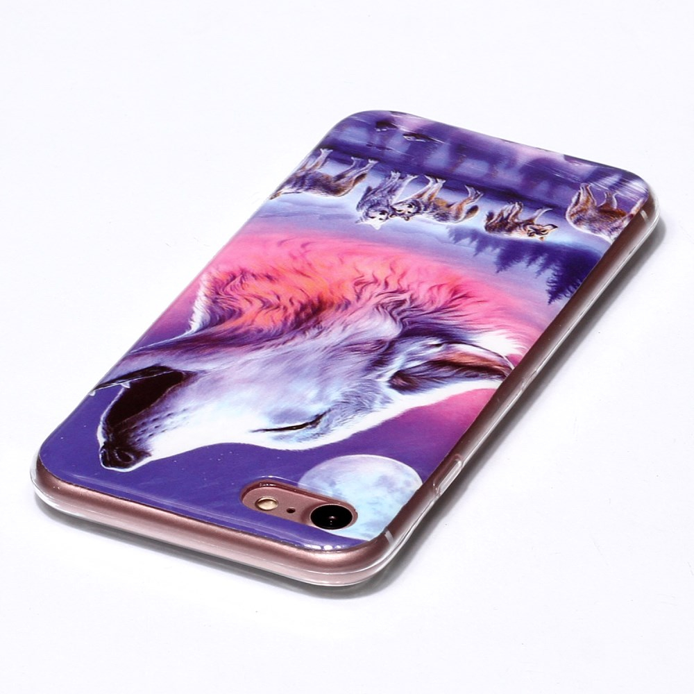 iPhone 7/8/SE 2020/SE 2022 Tracy nugarėlė Howling Wolf At The Moon 2