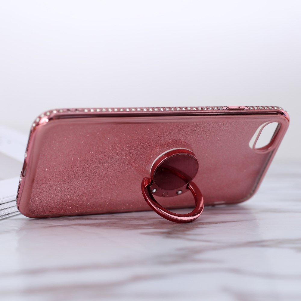 iPhone 7/8/SE 2020/SE 2022 tracy rausva Glitter Ring nugarėlė 5