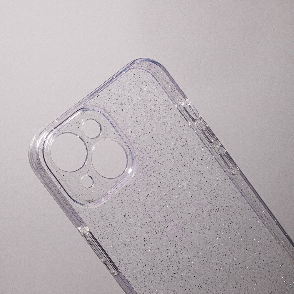 iPhone AIR clear Crystal Glitter nugarėlė 8