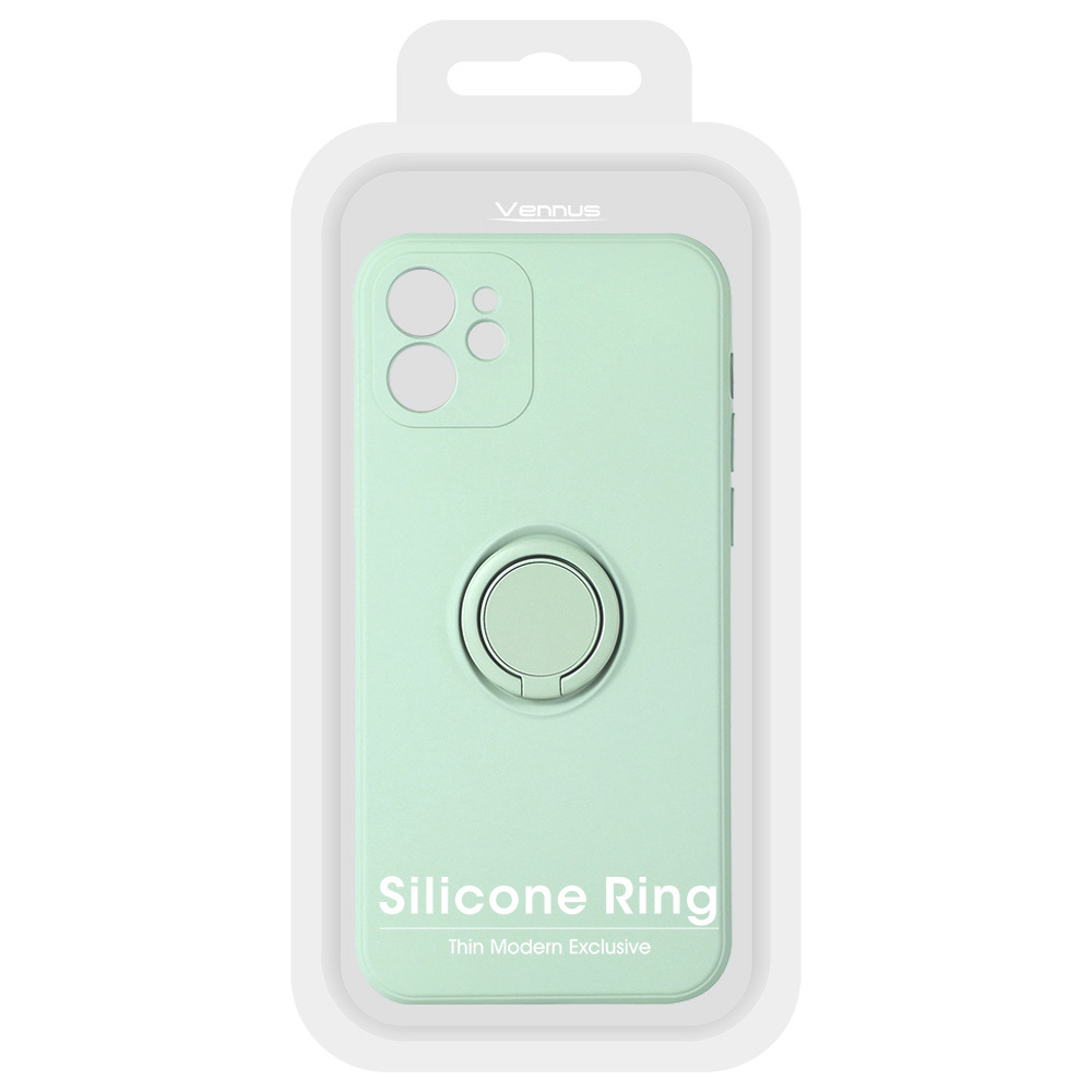 iPhone X/XS light green VENNUS SILICONE RING nugarėlė 10
