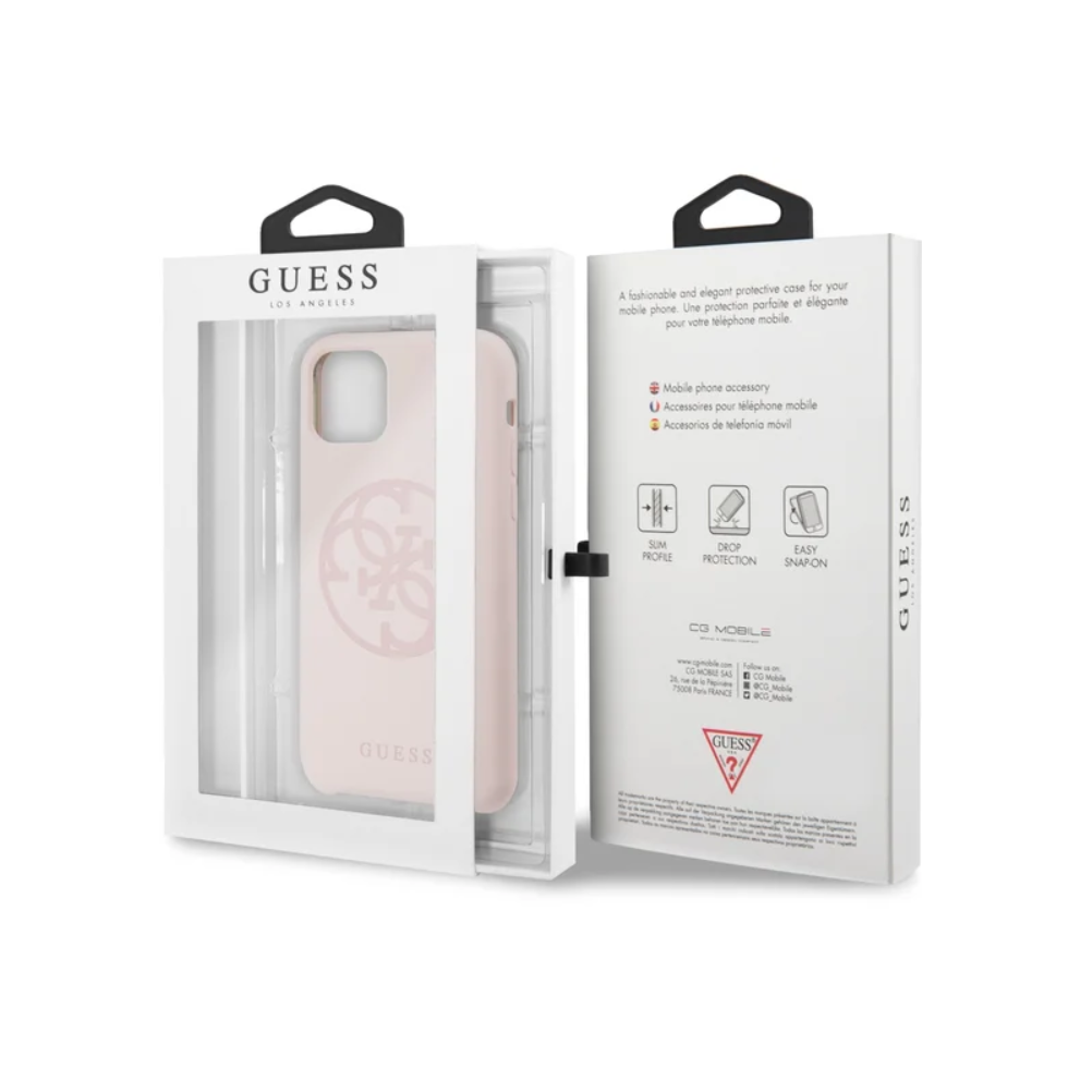 iPhone 11 PRO šviesiai rožinė GUESS nugarėlė GUHCN58LS4GLP 3 iPhone 11 PRO šviesiai rožinė GUESS nugarėlė GUHCN58LS4GLP 3