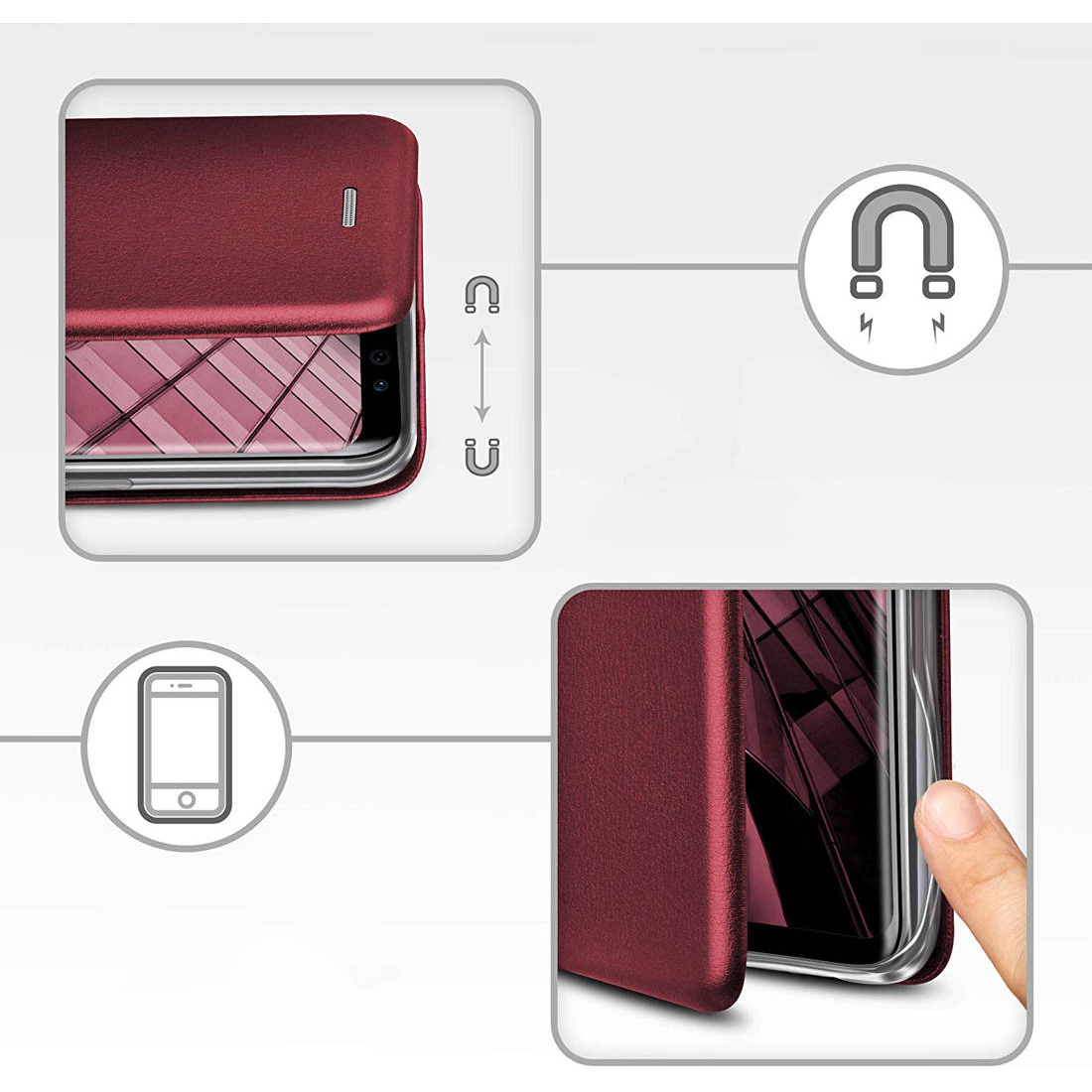 iPhone 13 bordo SEA STYLE dėklas 2