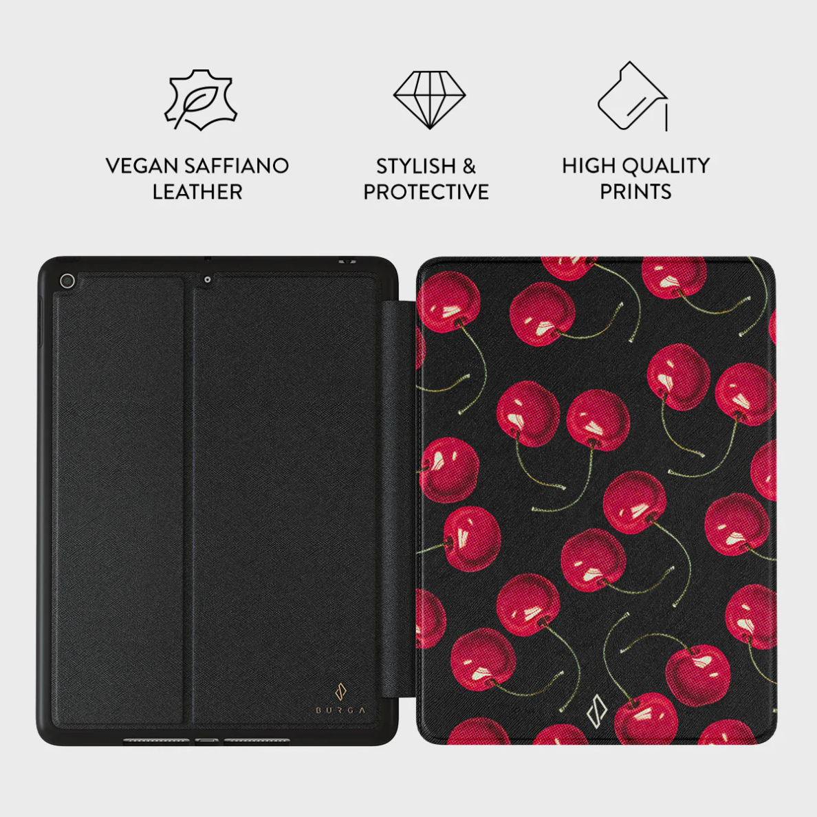 iPad 10.2 (7th / 8th / 9th Gen) Cherrybomb BURGA dėklas 2