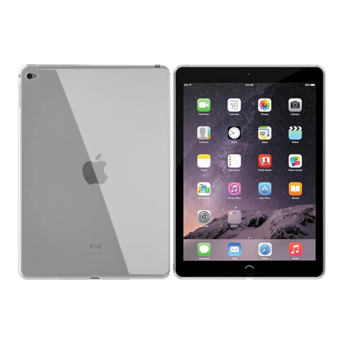 IPAD AIR2 ultra slim skaidri nug. 3