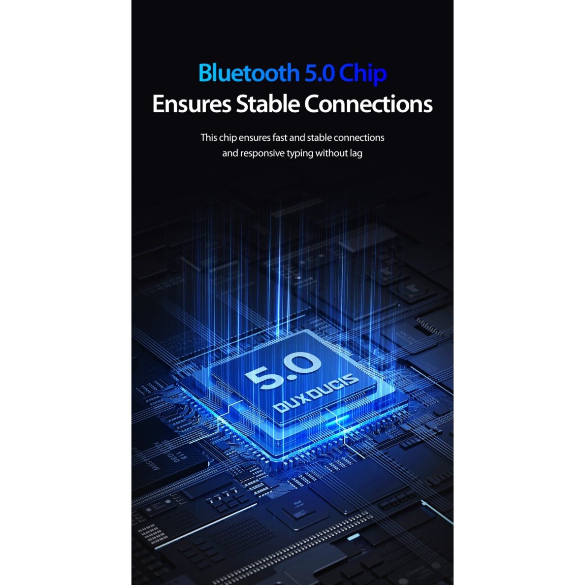 iPad Pro 11 2024 (M4) black DUX DUCIS DK Series dėklas su klaviatūra 4