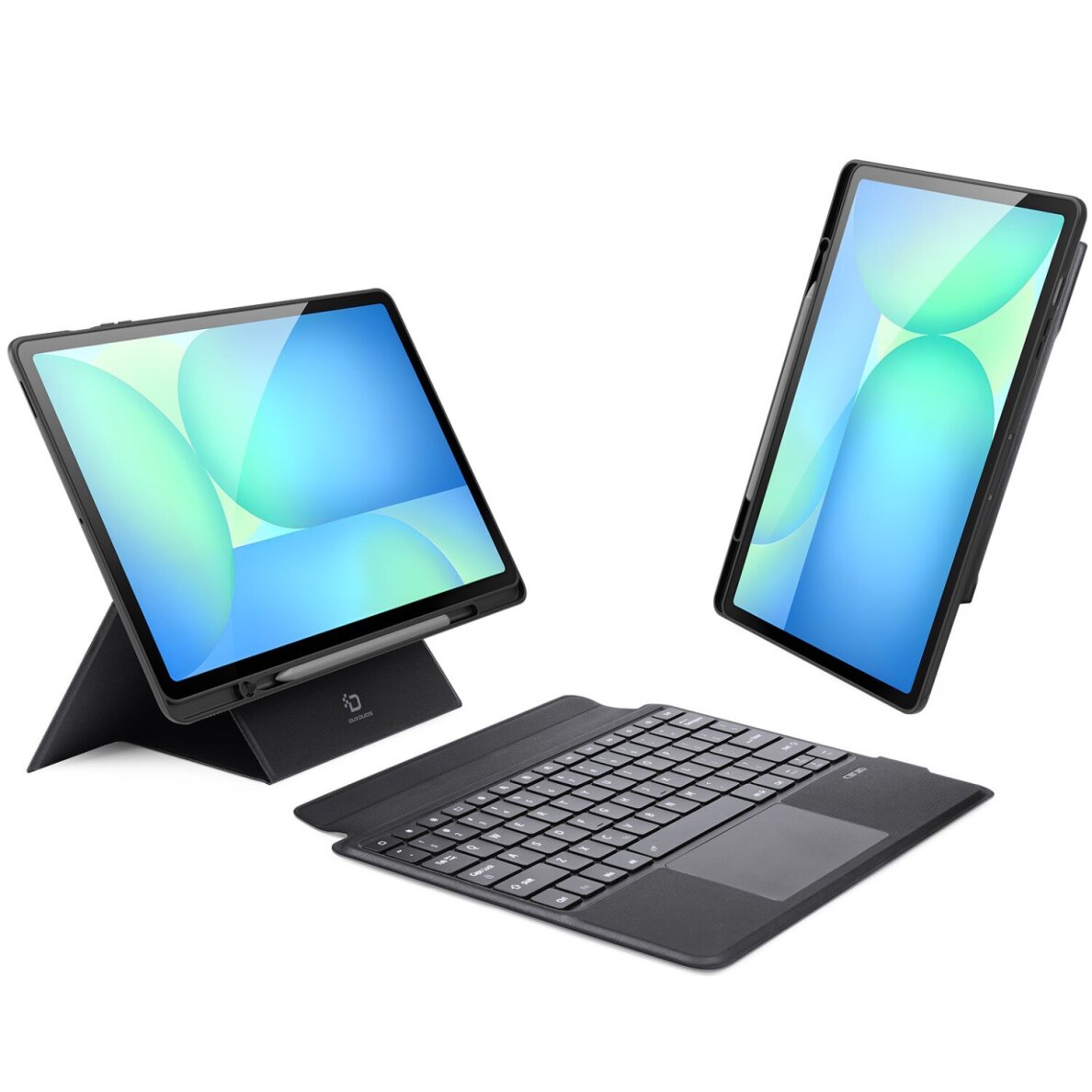 iPad Pro 11 2024 (M4) black DUX DUCIS DK Series dėklas su klaviatūra 1