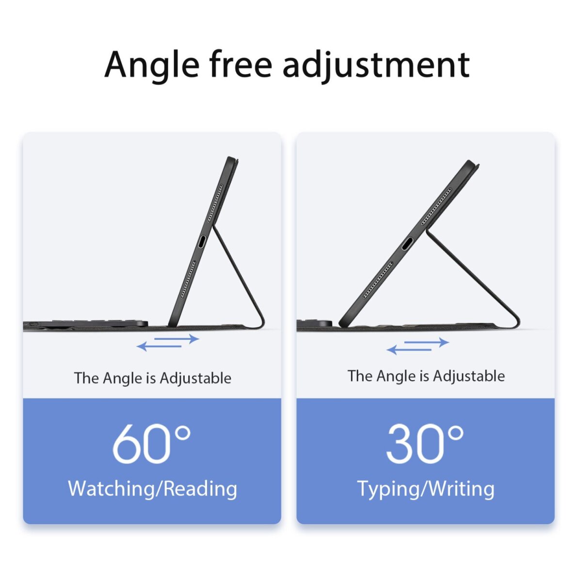 iPad Pro 13 2024 (M4) black DUX DUCIS TK Series dėklas su klaviatūra 1