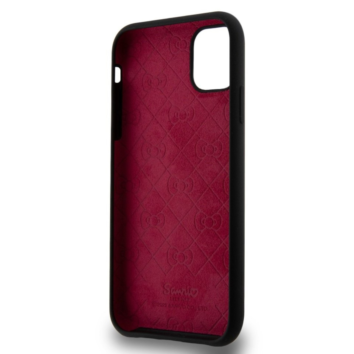 iPhone 11 Black Liquid Silicone Daydreaming Logo HELLO KITTY nugarėlė 4