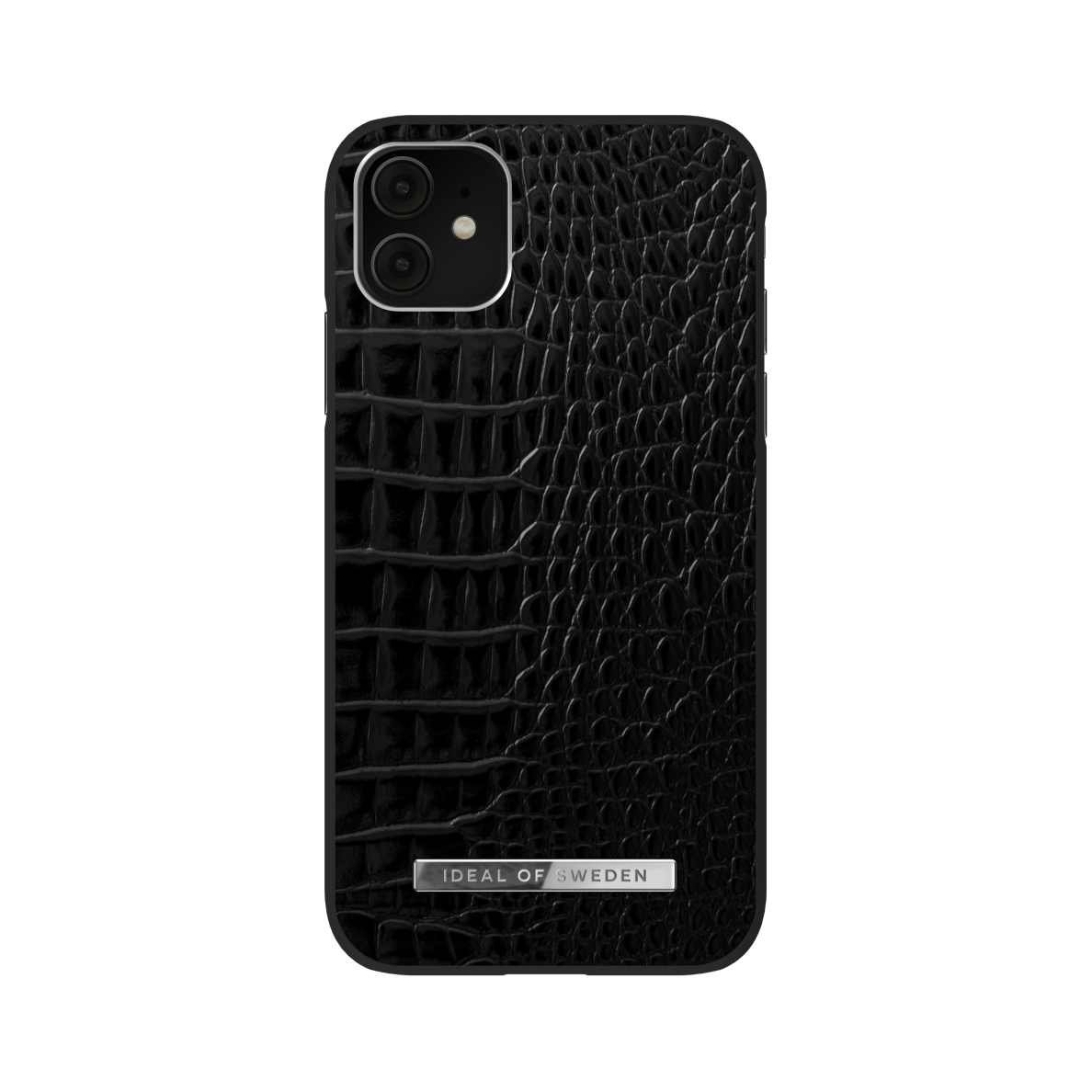 iPhone 11 iDeal Of Sweden Atelier nugarėlė Neo Noir Croco Silver
