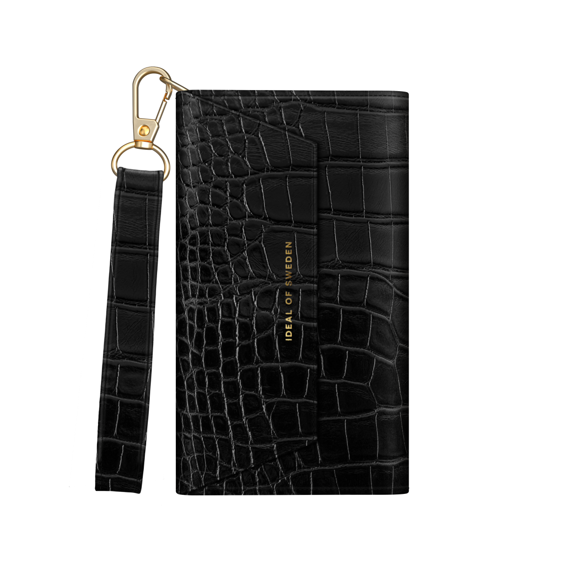 iPhone 11 iDeal Of Sweden dėklas Cassette Clutch Black Croco iPhone 11 iDeal Of Sweden dėklas Cassette Clutch Black Croco