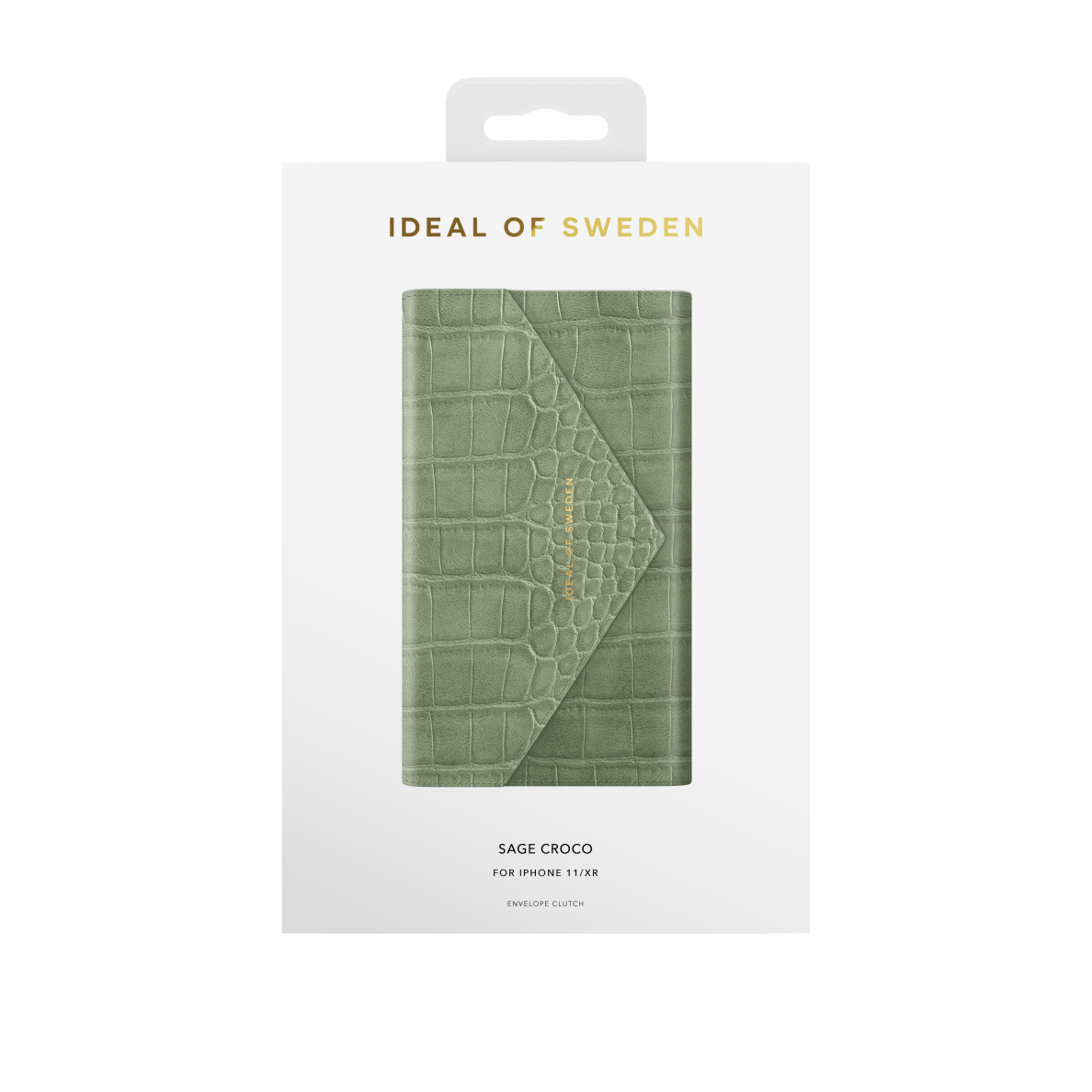 iPhone 11 iDeal Of Sweden dėklas Sage Croco 2