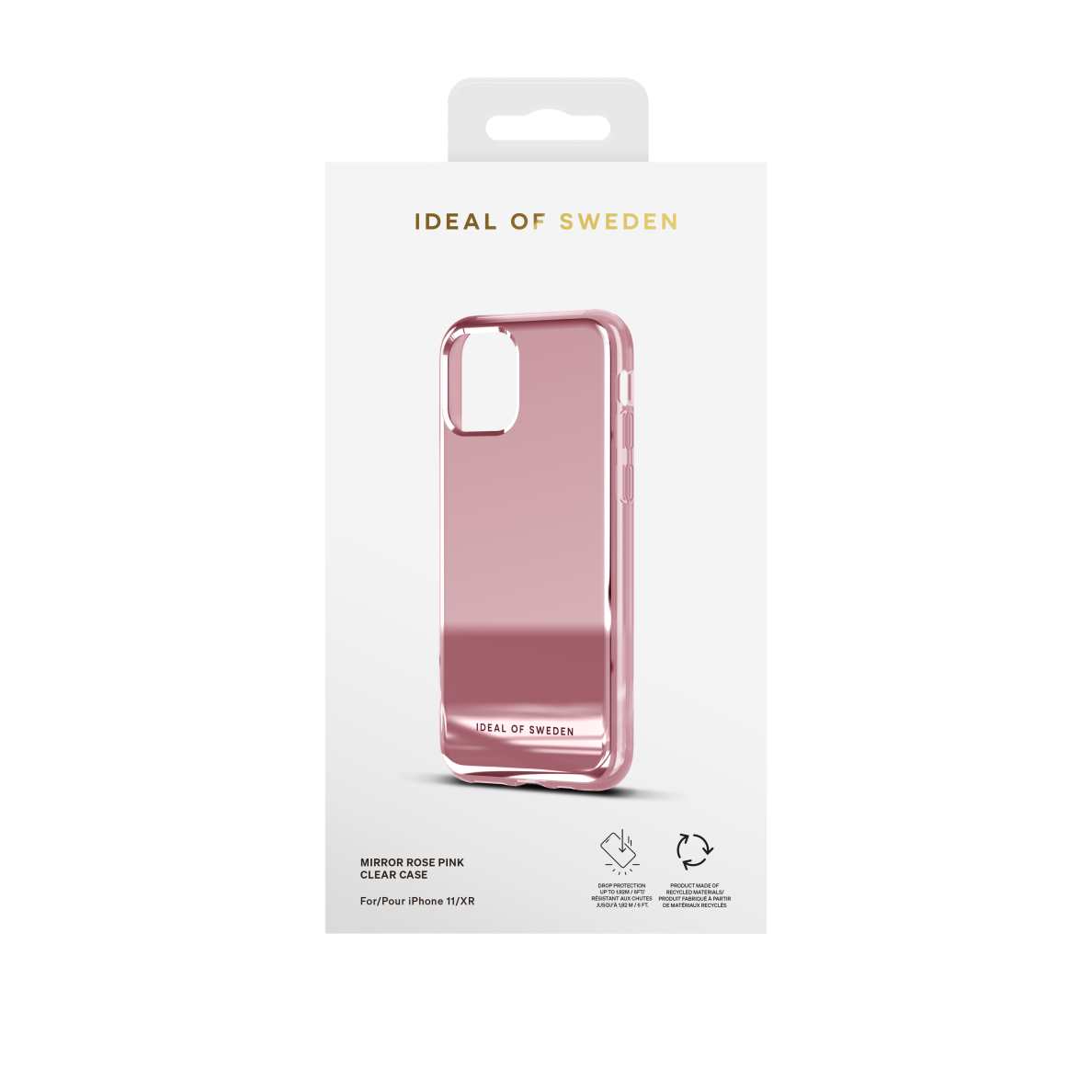 iPhone 11 iDeal Of Sweden Mirror Rose Pink nugarėlė 1