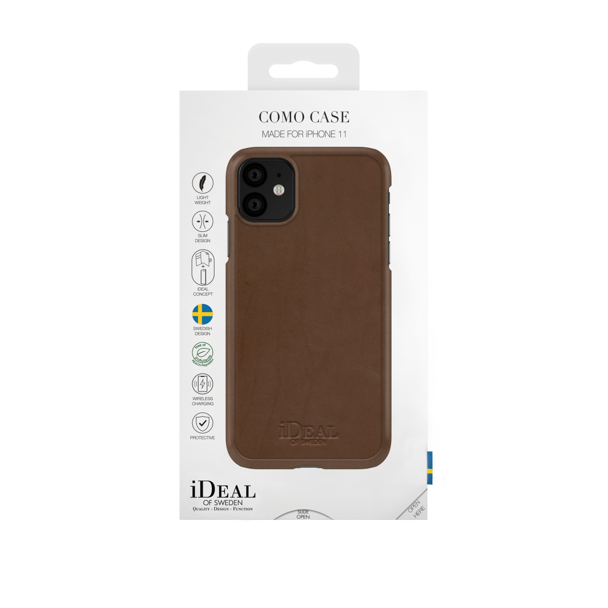iPhone 11 iDeal Of Sweden nugarėlė Como Brown 2