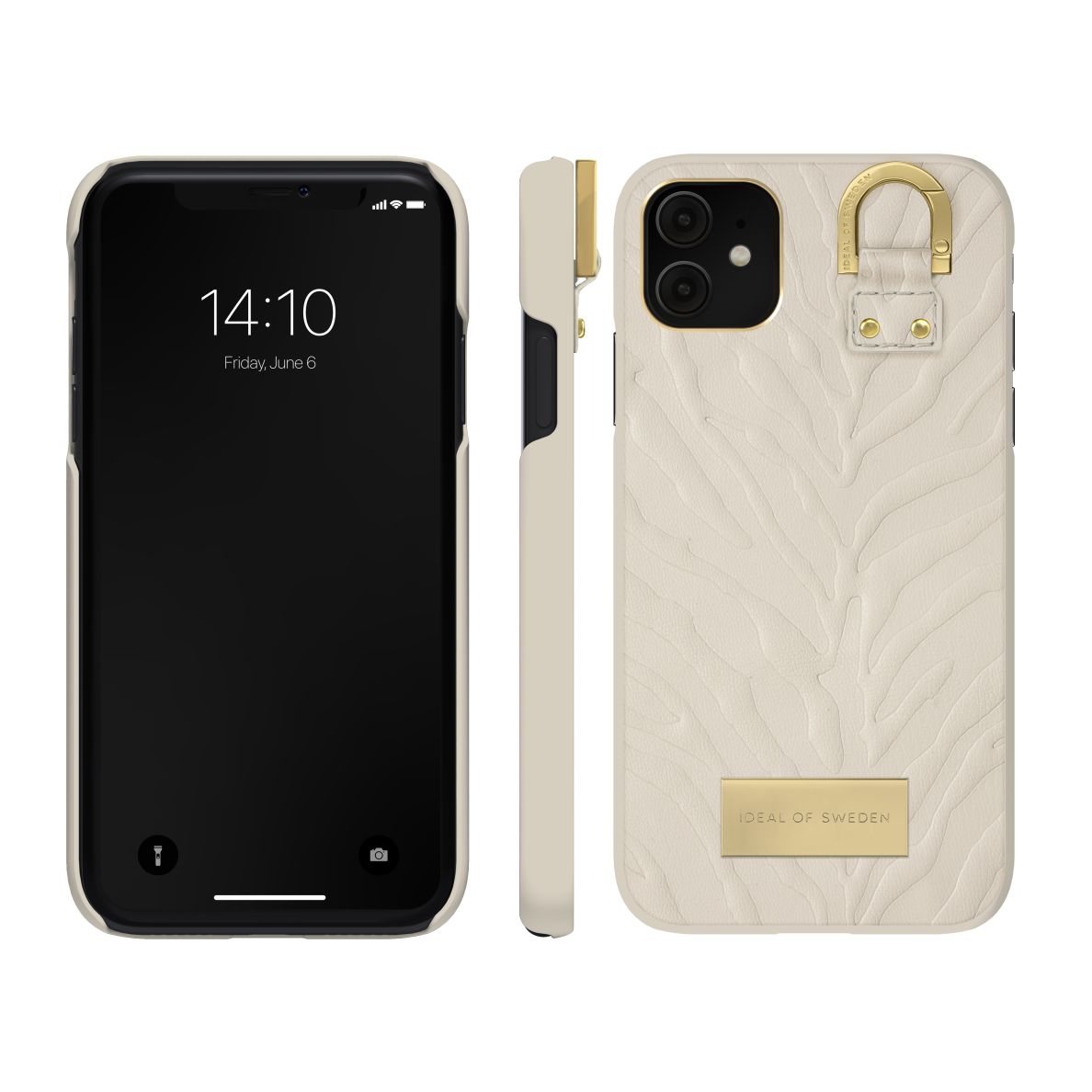 iPhone 11 iDeal Of Sweden nugarėlė Ecru Zebra 1