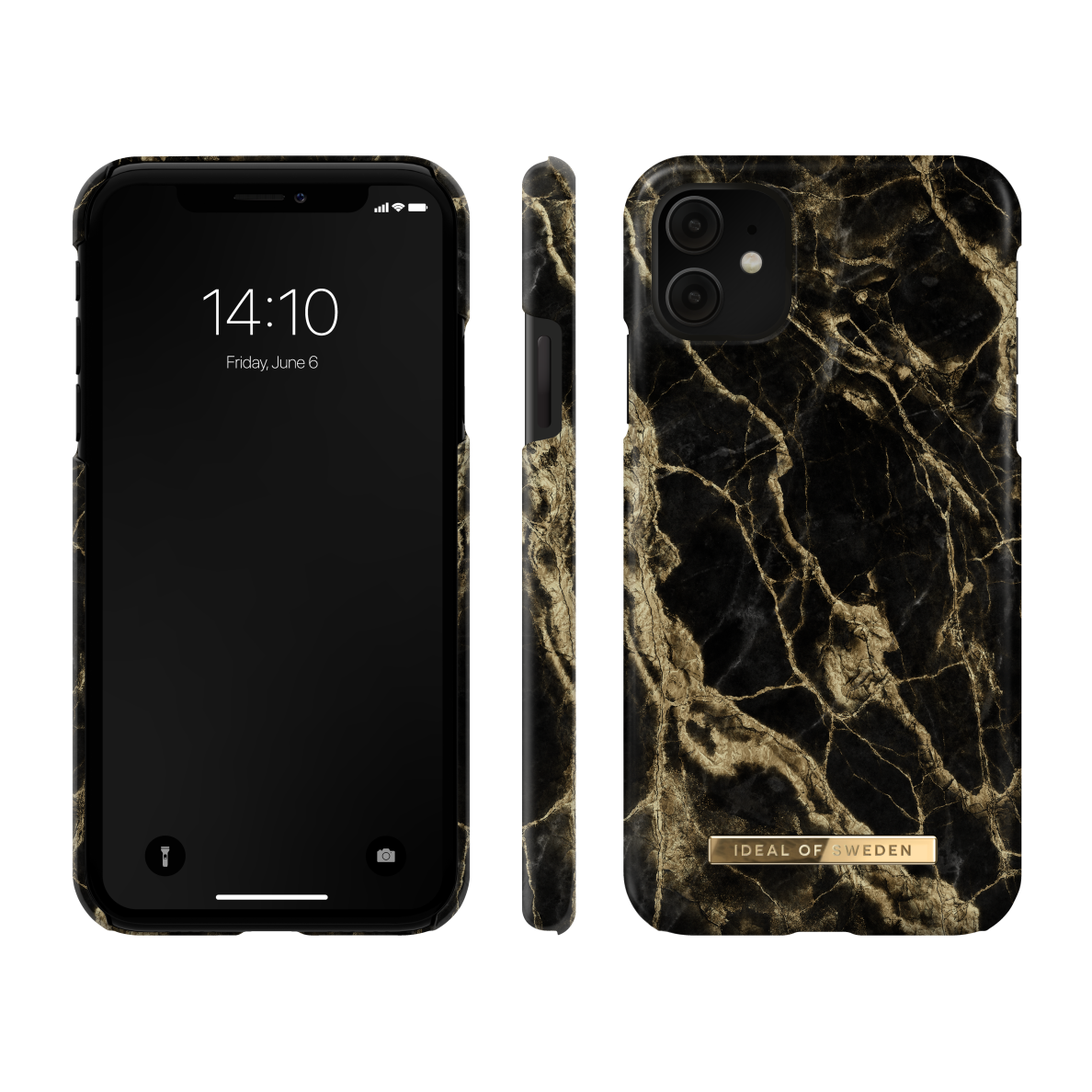 iPhone 11 iDeal Of Sweden nugarėlė Golden Smoke Marble 2
