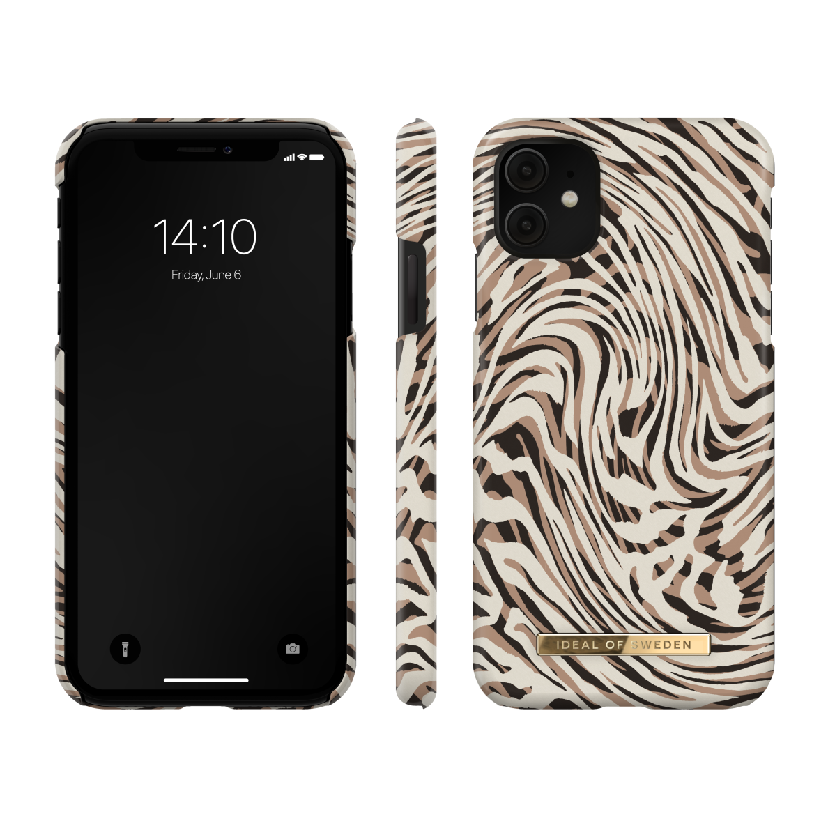 iPhone 11 iDeal Of Sweden nugarėlė Hypnotic Zebra 2