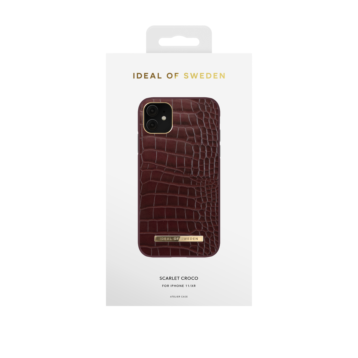 iPhone 11 iDeal Of Sweden nugarėlė Scarlet Croco 1