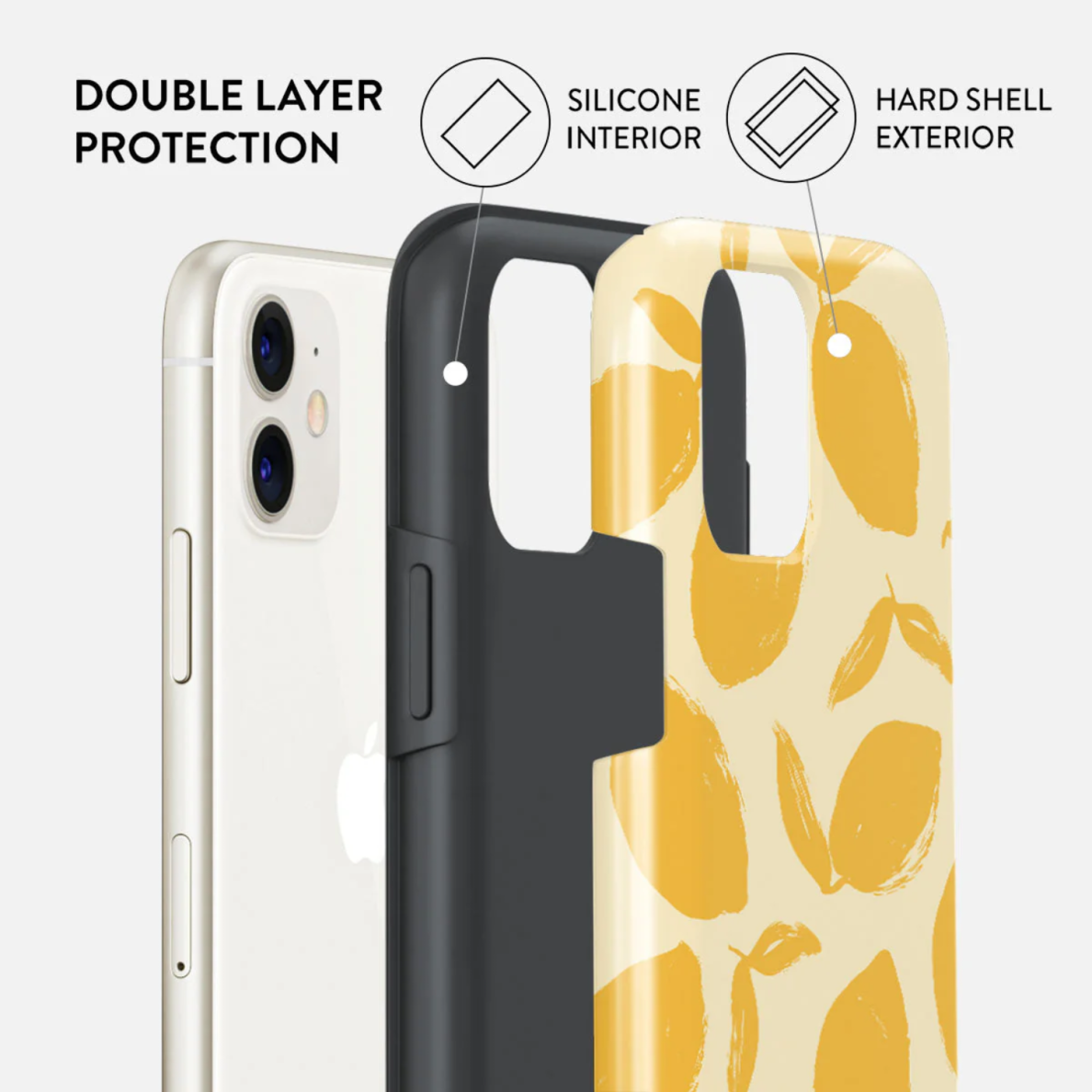 iPhone 11 Lemon Tart Tough BURGA nugarėlė 1