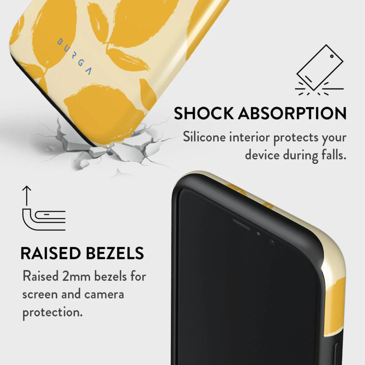 iPhone 11 Lemon Tart Tough BURGA nugarėlė 2