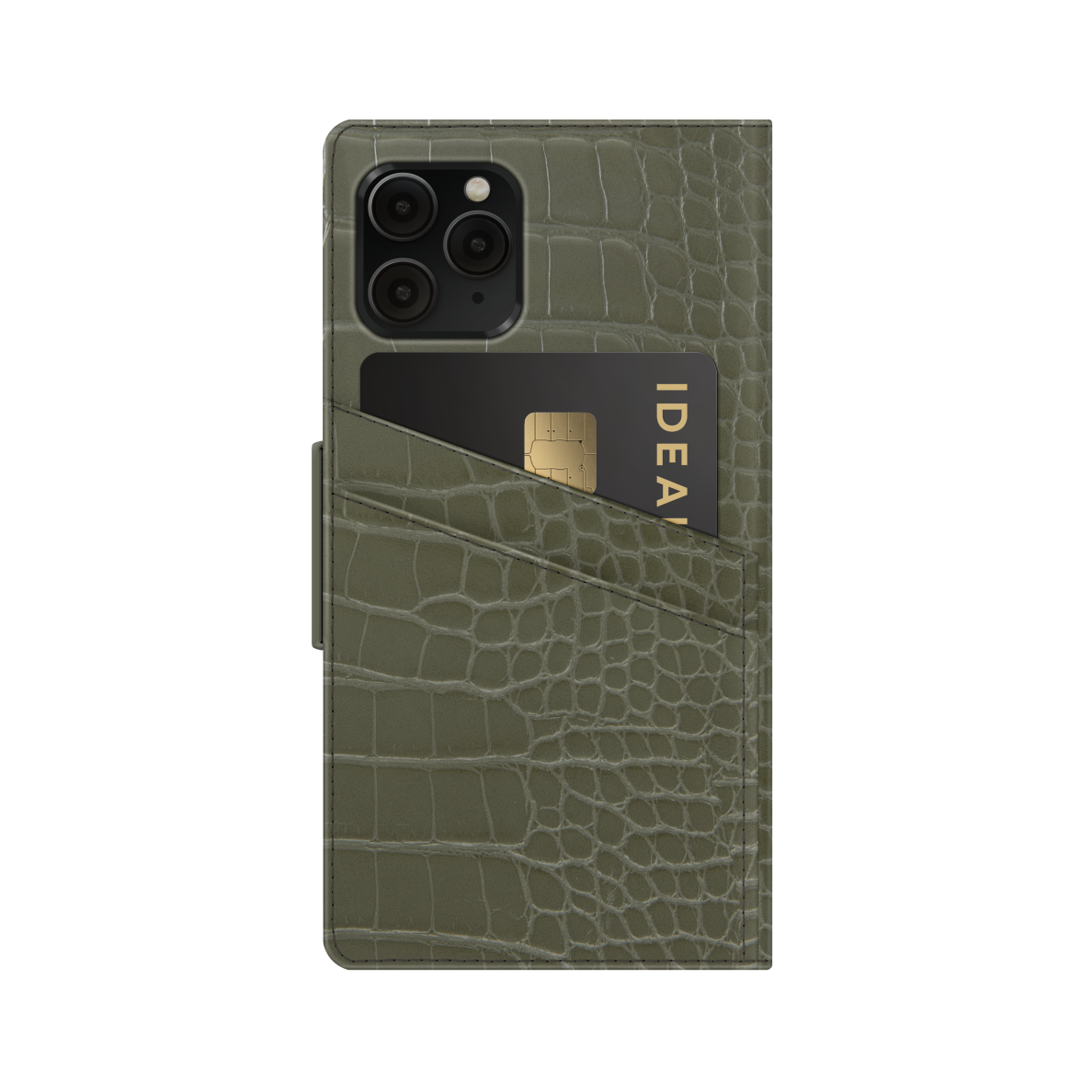 iPhone 11 PRO iDeal Of Sweden dėklas Khaki Croco 2