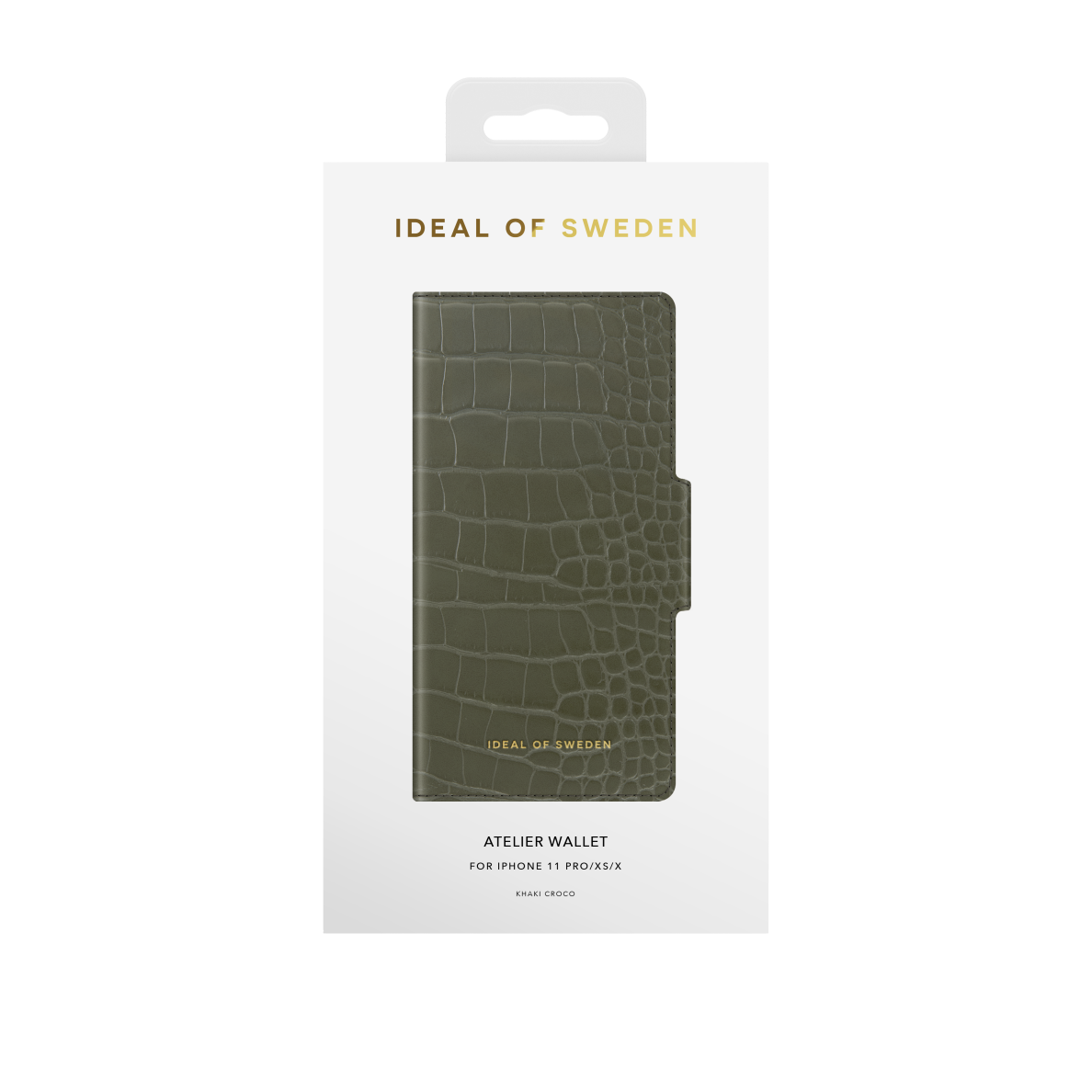 iPhone 11 PRO iDeal Of Sweden dėklas Khaki Croco 1