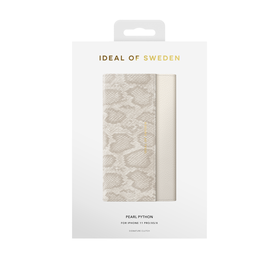 iPhone 11 PRO iDeal Of Sweden dėklas Signature Clutch Pearl Python 1