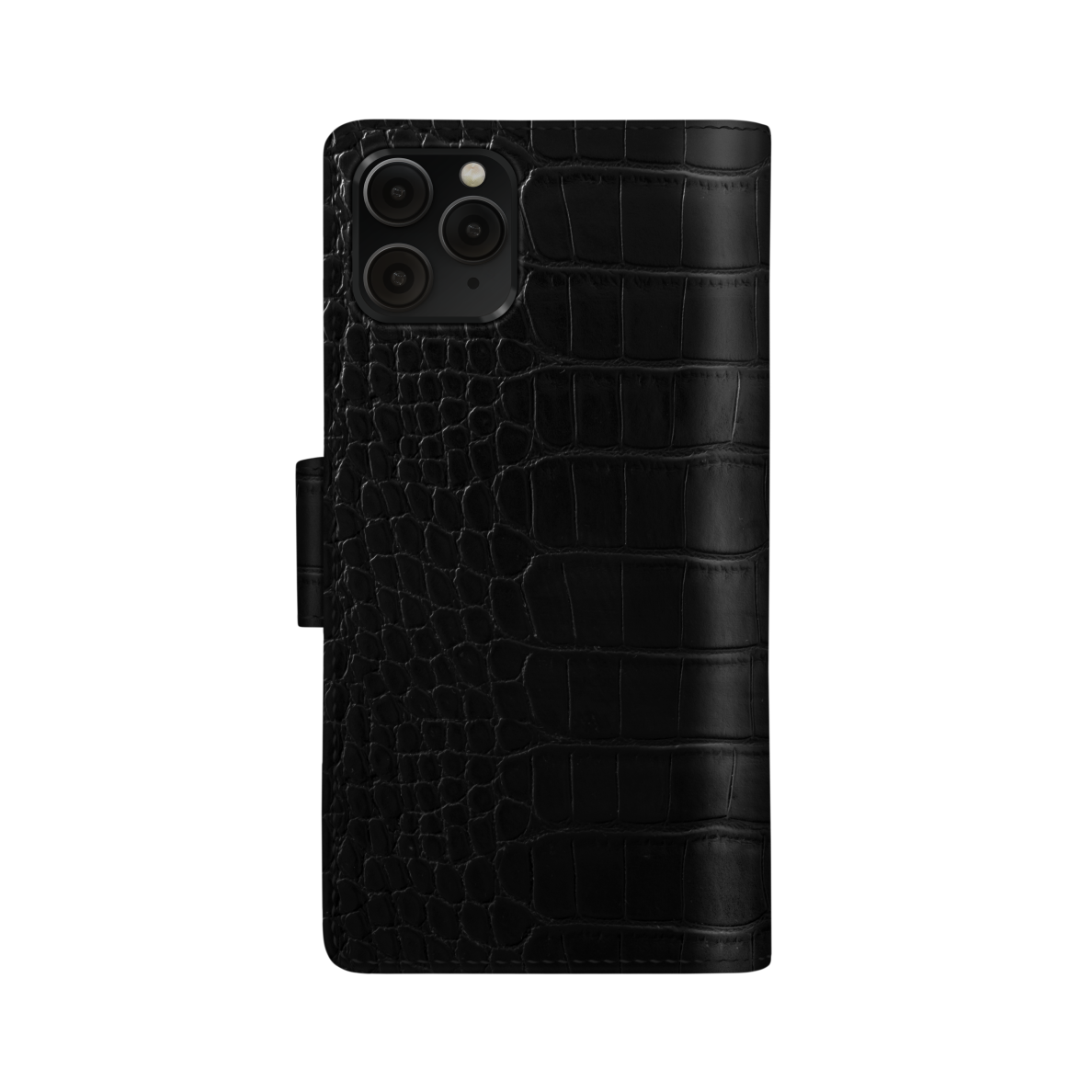 iPhone 11 PRO iDeal Of Sweden dėklas Wallet Jet Black Croco 2