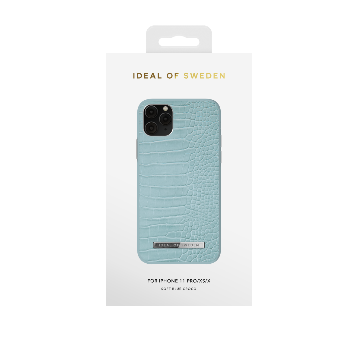 iPhone 11 PRO iDeal Of Sweden nugarėlė Soft Blue Croco 1