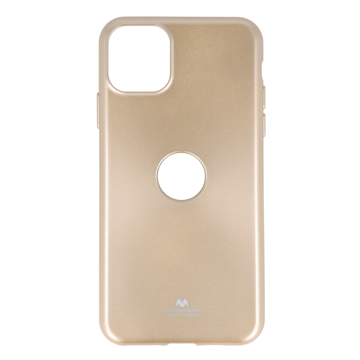 iPhone 11 PRO MAX aukso spalvos MERCURY JELLY nugarėlė with hole