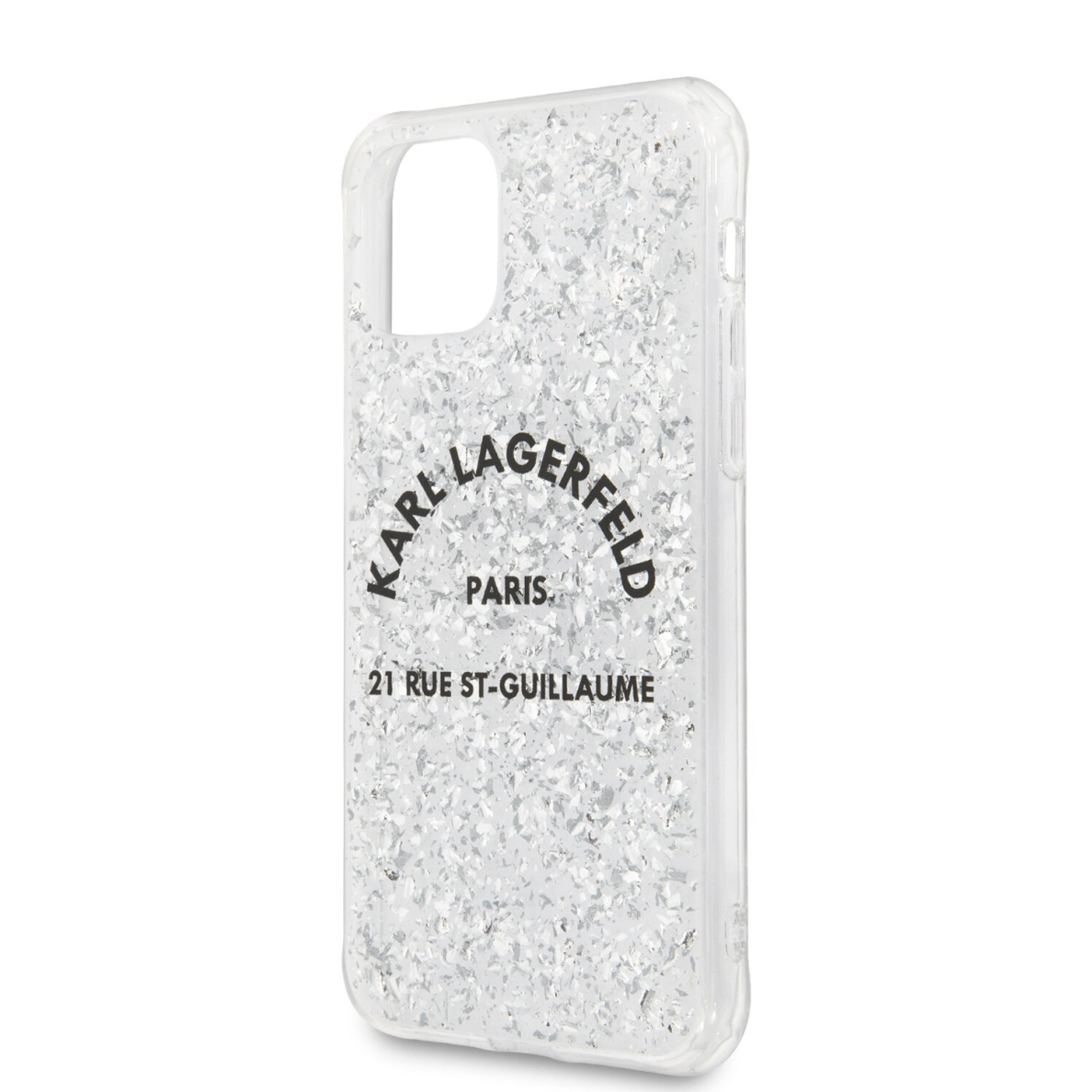 iPhone 11 PRO MAX gelsva glitter KARL LAGERFELD nugarėlė KLHCN65TRFGSL 3