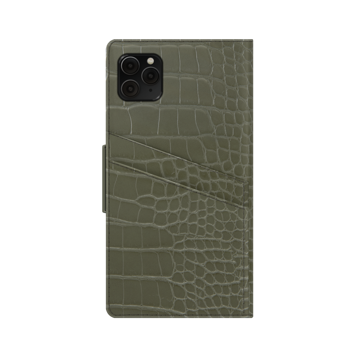 iPhone 11 PRO MAX iDeal Of Sweden dėklas Khaki Croco 4