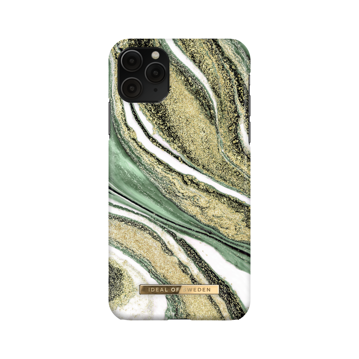 iPhone 11 PRO MAX iDeal Of Sweden nugarėlė Cosmic Green Swirl