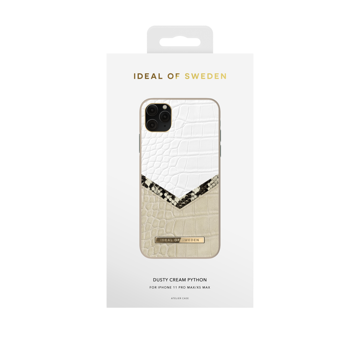 iPhone 11 PRO MAX iDeal Of Sweden nugarėlė Dusty Cream Python 1