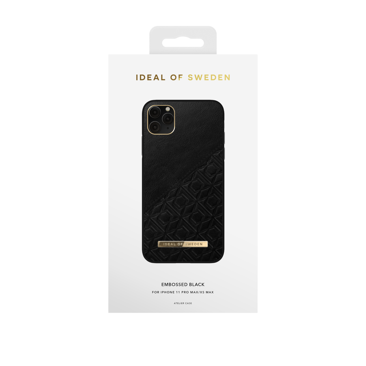 iPhone 11 PRO MAX iDeal Of Sweden nugarėlė Embossed Black 1