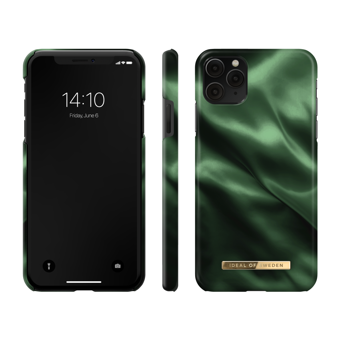 iPhone 11 PRO MAX iDeal Of Sweden nugarėlė Emerald Satin 2